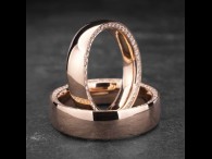 Vestuviniai žiedai su Briliantais "Klasika 4"