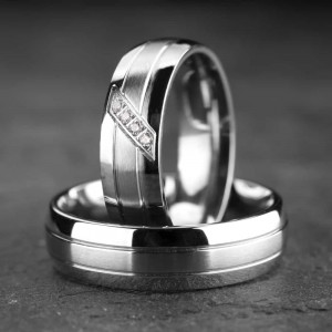 Vestuviniai žiedai su Briliantais "Klasika 7"