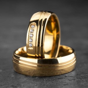 Vestuviniai žiedai su Briliantais "Klasika 9"