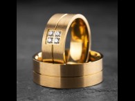 Vestuviniai žiedai su Briliantais "Modernūs 8"