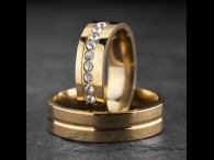 Vestuviniai žiedai su Briliantais "Modernūs 9"