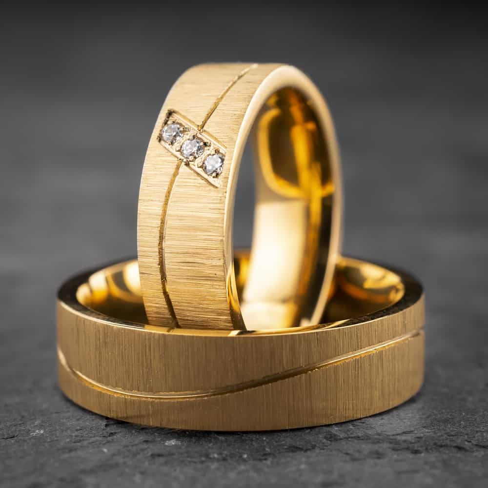 Vestuviniai žiedai su Briliantais "Modernūs 11"