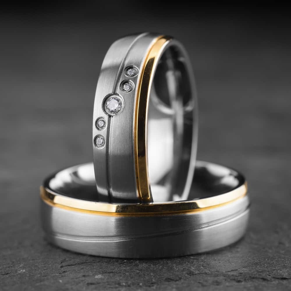 Vestuviniai žiedai su Briliantais "Klasika 17"