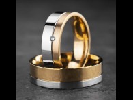 Vestuviniai žiedai su Briliantais "Modernūs 15"