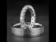 Vestuviniai žiedai su Briliantais "Karališki"