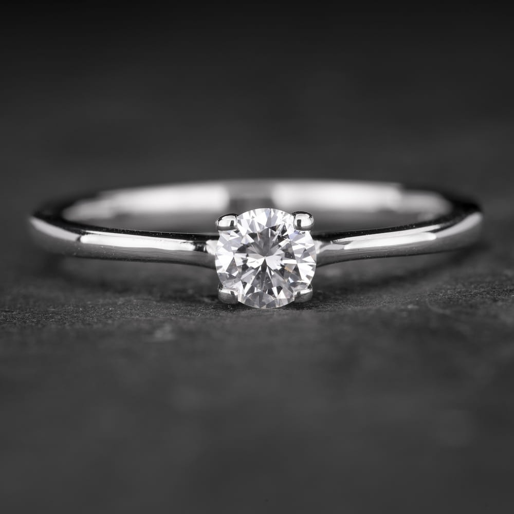 Sužadėtuvių žiedas su Briliantu "The Diamond 60"