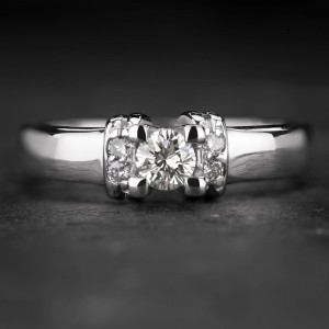 Sužadėtuvių žiedas su Briliantais "The Diamond 63"