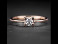 Sužadėtuvių žiedas su Briliantu "The Diamond 79"