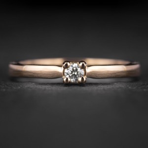 Sužadėtuvių žiedas su Briliantu "The Diamond 85"