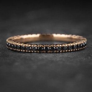 Auksinis žiedas su Deimantais "Deimantinė Juostelė 51"