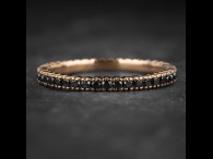 Auksinis žiedas su Deimantais "Deimantinė Juostelė 51"