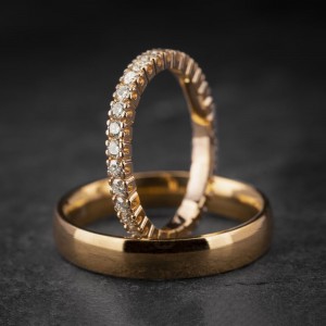 Vestuviniai žiedai "Karališki 8"