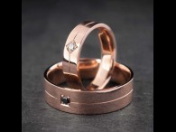 Vestuviniai žiedai su Briliantais "Modernūs"