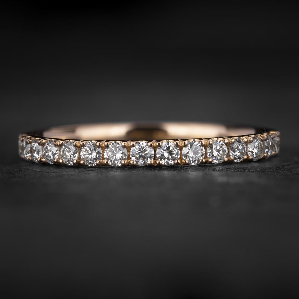 Auksinis žiedas su Briliantais "Deimantinė Juostelė 59"