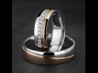 Vestuviniai žiedai su Briliantais "Klasika 18"