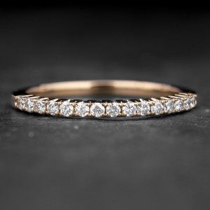 Auksinis žiedas su Briliantais "Deimantinė Juostelė 67"