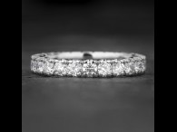 Auksinis žiedas su Briliantais "Deimantinė Juostelė 70"