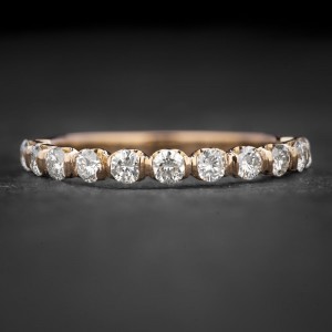 Auksinis žiedas su Briliantais "Deimantinė Juostelė 78"