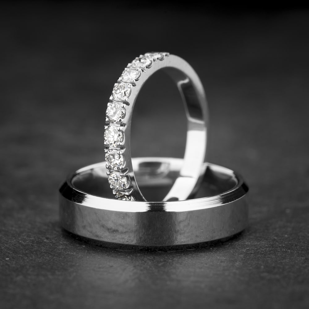 Vestuviniai žiedai su Briliantais "Karališki 20"