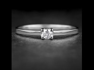 Sužadėtuvių žiedas su Briliantu "The Diamond 109"