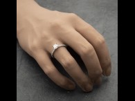 Auksinis žiedas su Deimantais "Royal 4"