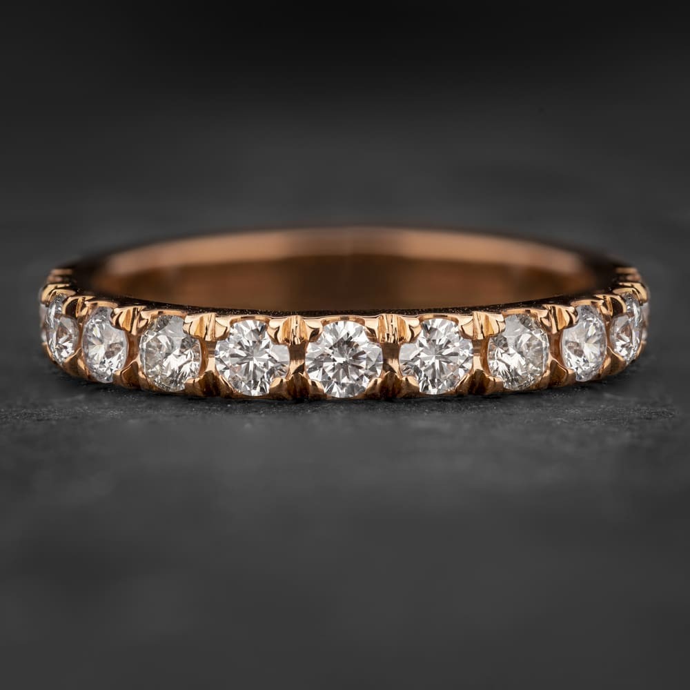 Auksinis žiedas su Briliantais "Deimantinė Juostelė 5"