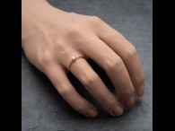 Sužadėtuvių žiedas su Briliantu "Classic 35"