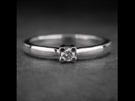 Auksinis žiedas su Briliantu "The Diamond 112"